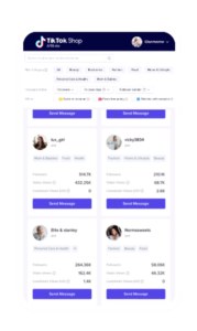 TikTok Store App Fronts