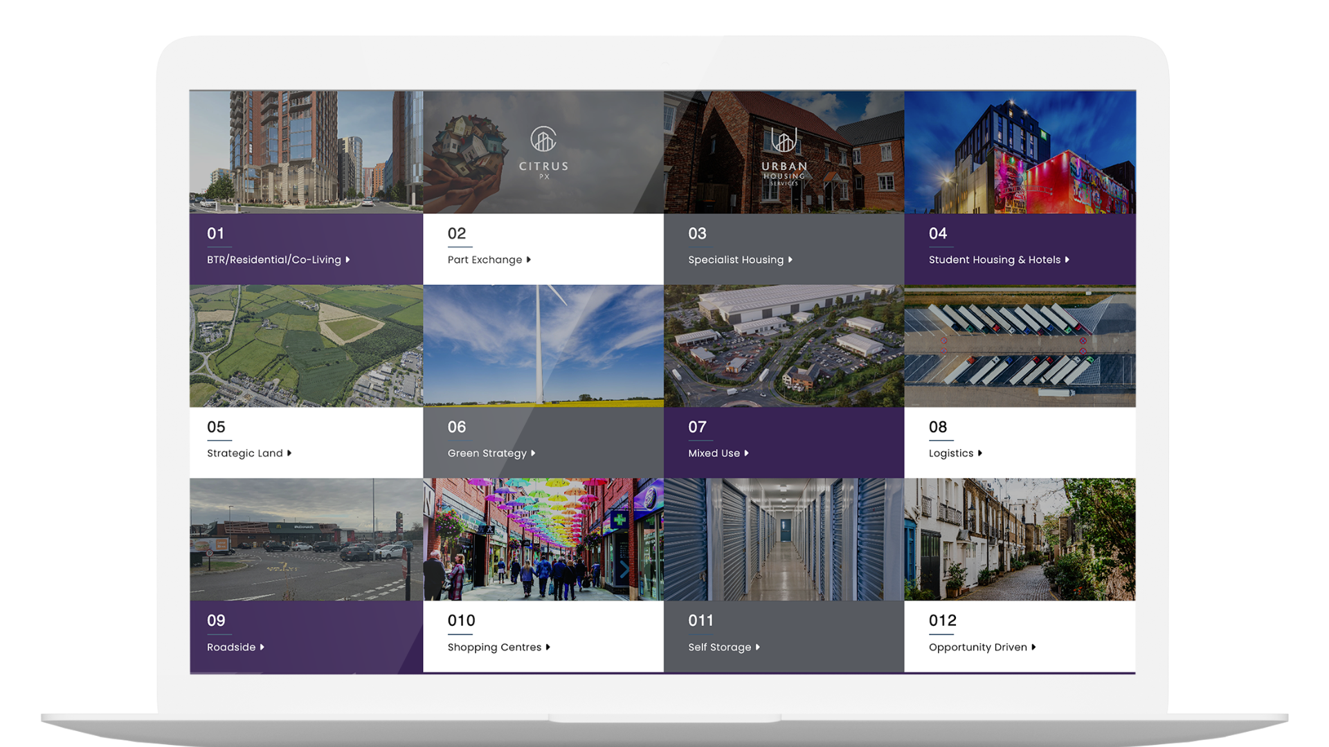 Citrus Property Client Website visual